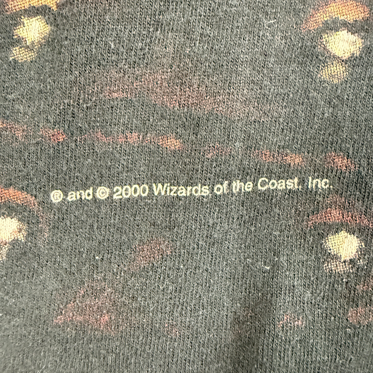 00's Dungeons & Dragons Tシャツ XL ® and © 2000 Wizards of the Coast 表記寄り