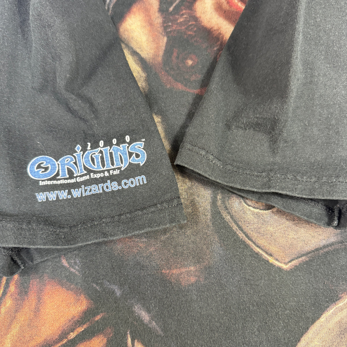 00's Dungeons & Dragons Tシャツ XL 袖のORIGINS 2000 International Game Expo & Fair プリント