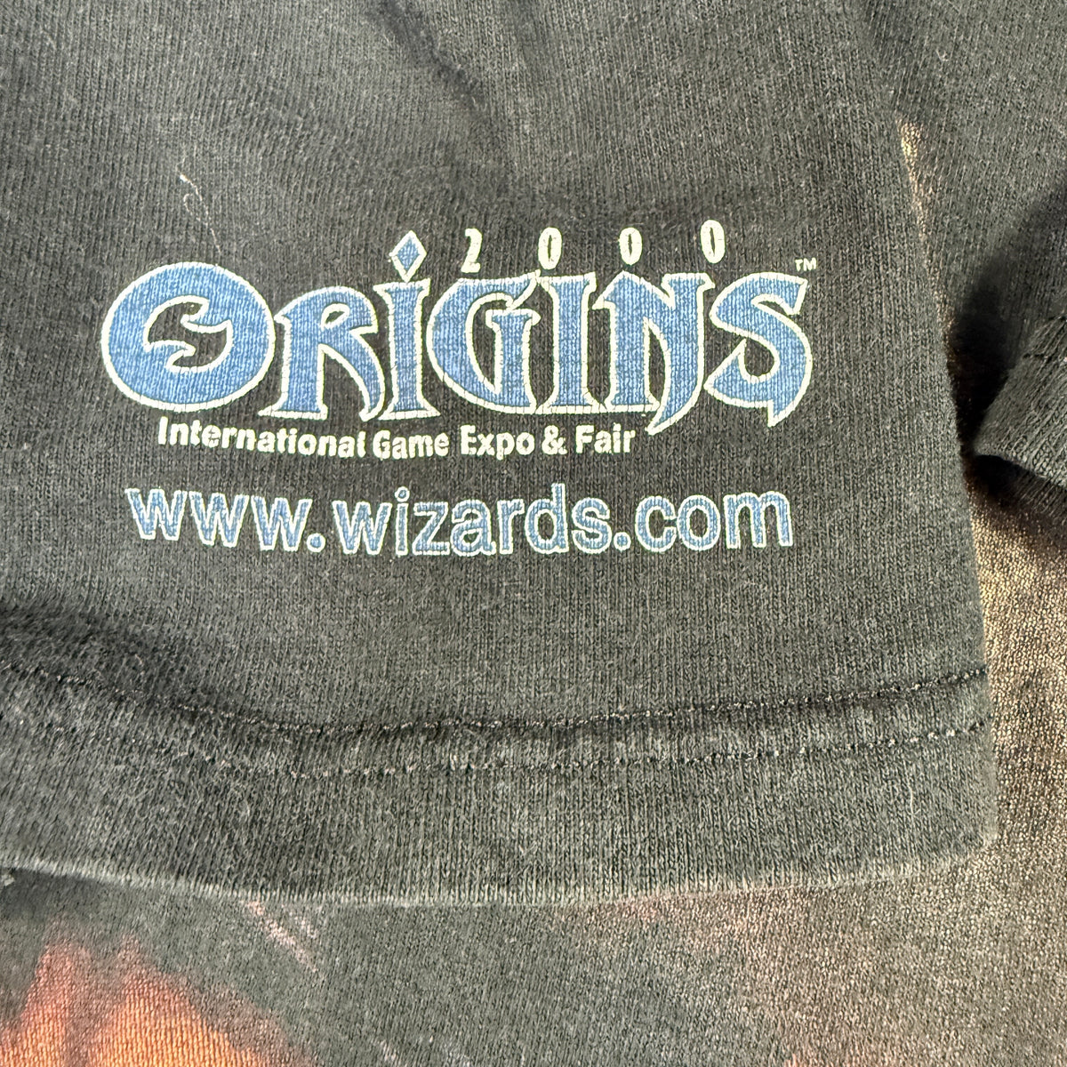 00's Dungeons & Dragons Tシャツ XL 袖のORIGINS 2000ロゴ寄り