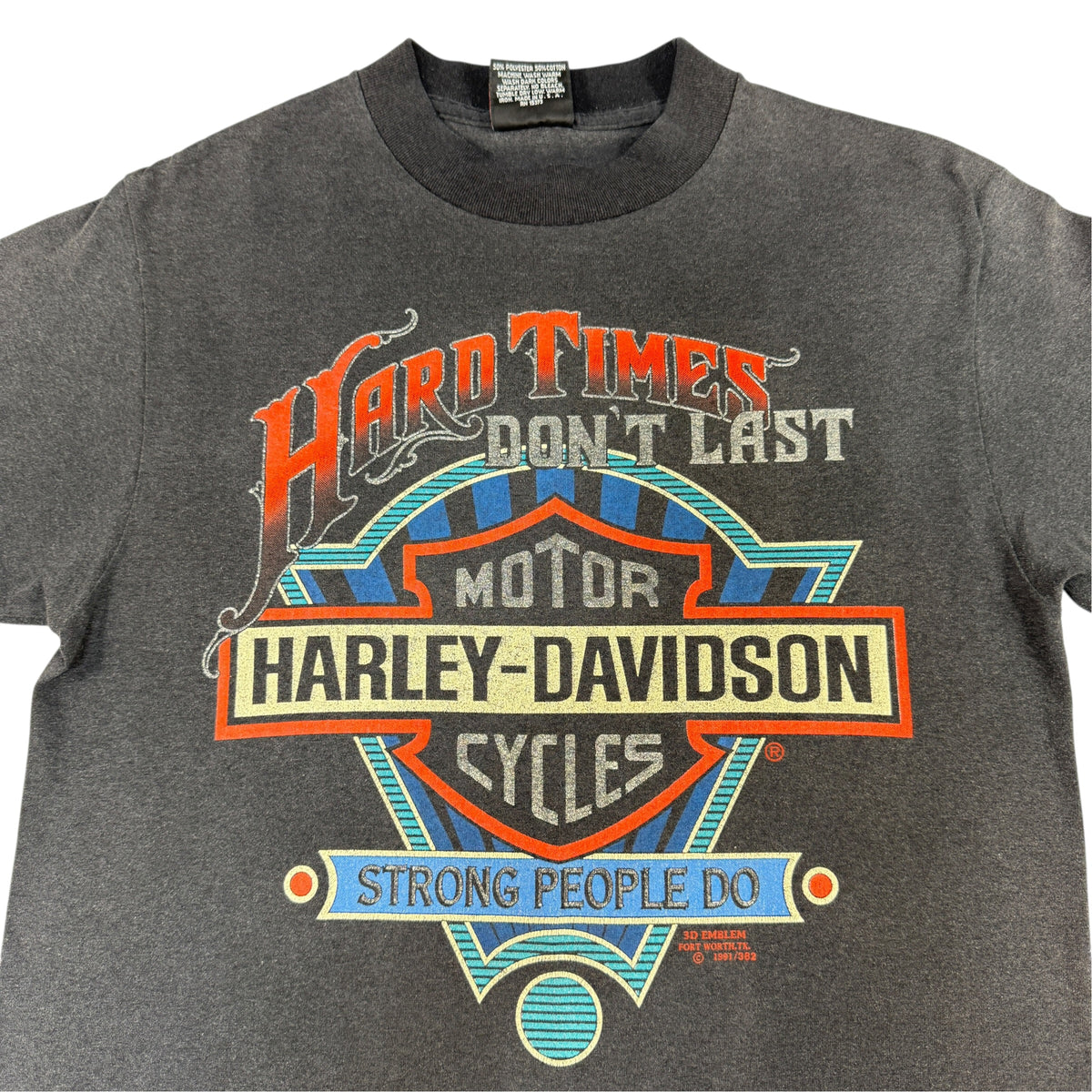 フロントプリント寄り HARD TIMES DON'T LAST STRONG PEOPLE DO
