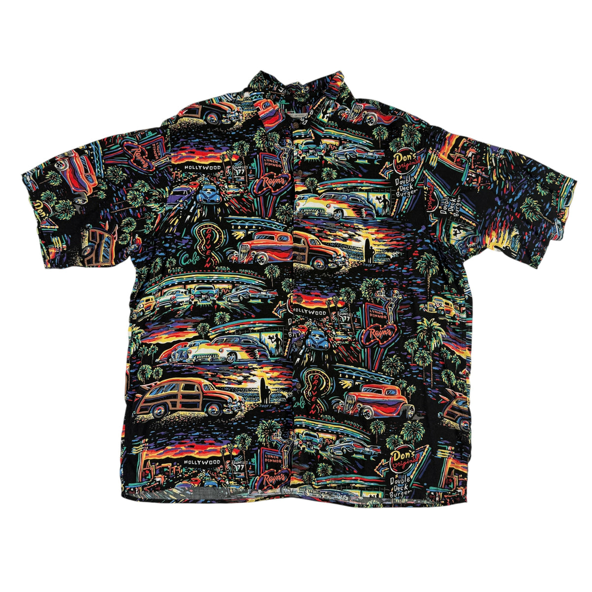 Reyn Spooner ART OF EDDY Y アロハシャツ XL 正面