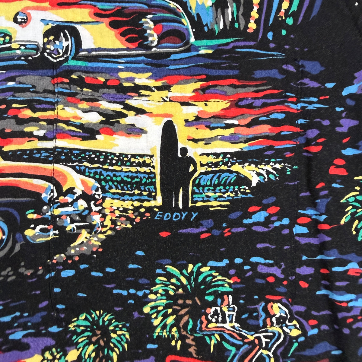Reyn Spooner ART OF EDDY Y アロハシャツ XL 詳細