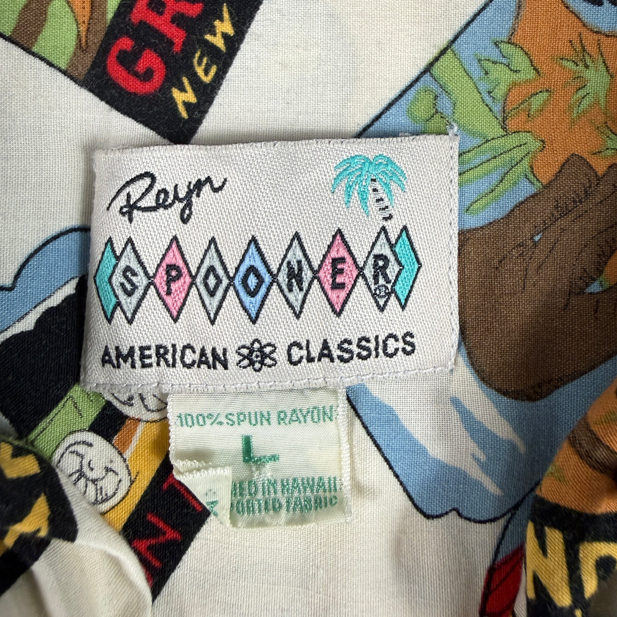 Reyn Spooner AMERICAN CLASSICS アロハシャツ L タグ