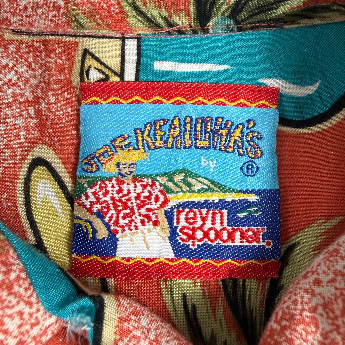 Joe Kealuha's by Reyn Spooner カクテル柄アロハシャツ 詳細