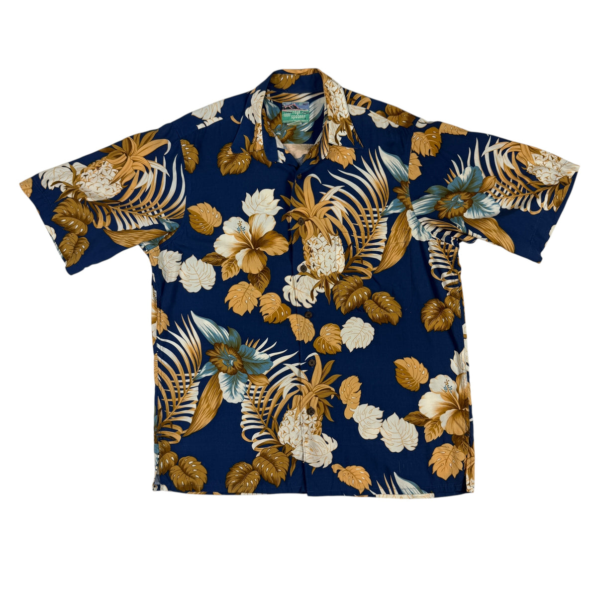 Reyn Spooner HAWAIIAN TRADITIONALS アロハシャツ S 正面