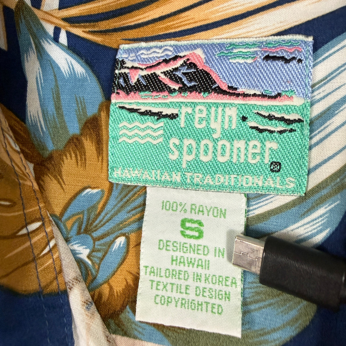 Reyn Spooner HAWAIIAN TRADITIONALS アロハシャツ S タグ