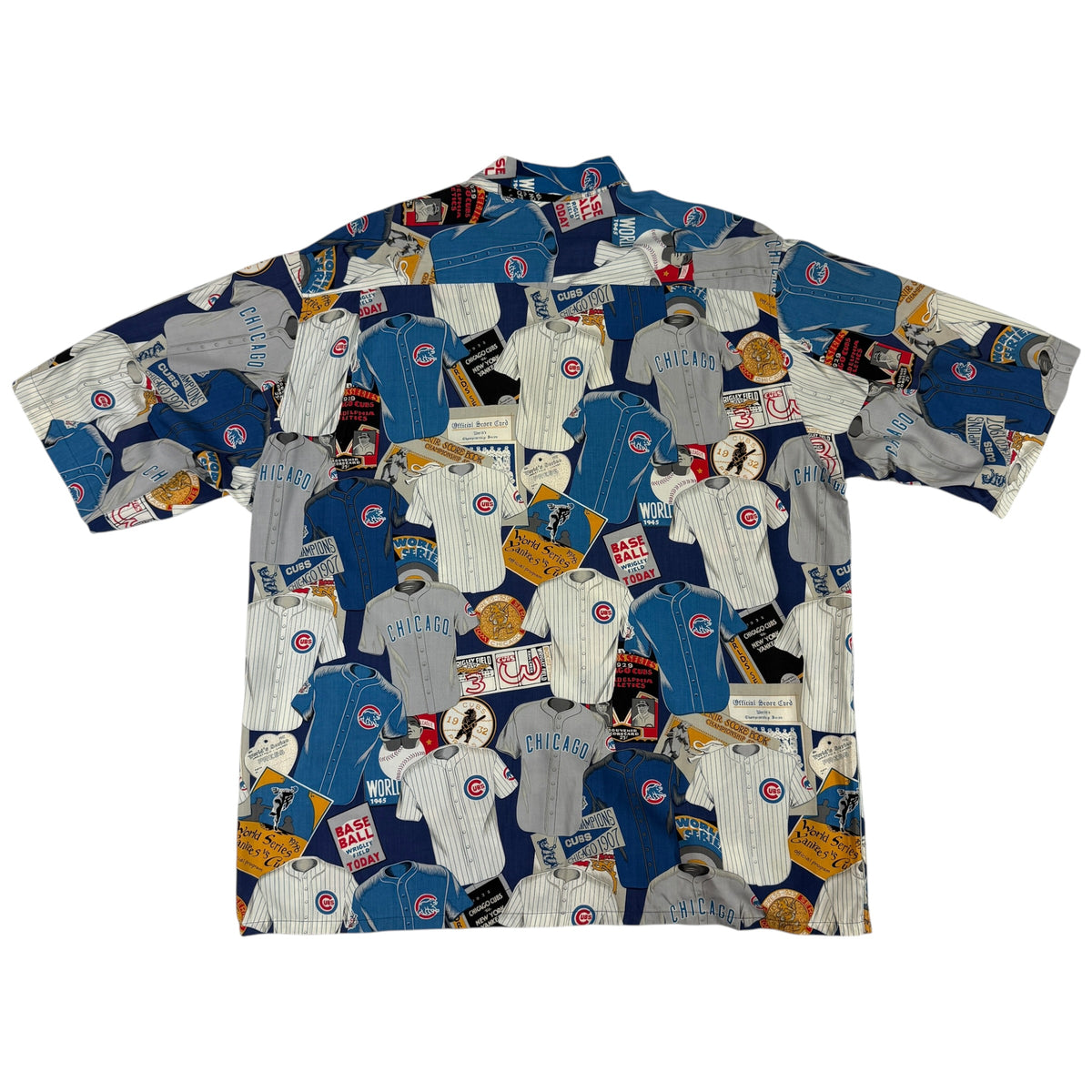 Reyn Spooner × MLB シカゴ・カブス アロハシャツ XL 背面全体