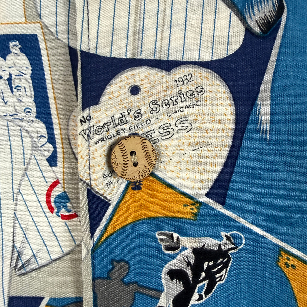 Reyn Spooner × MLB シカゴ・カブス アロハシャツ XL ベースボール柄ボタン