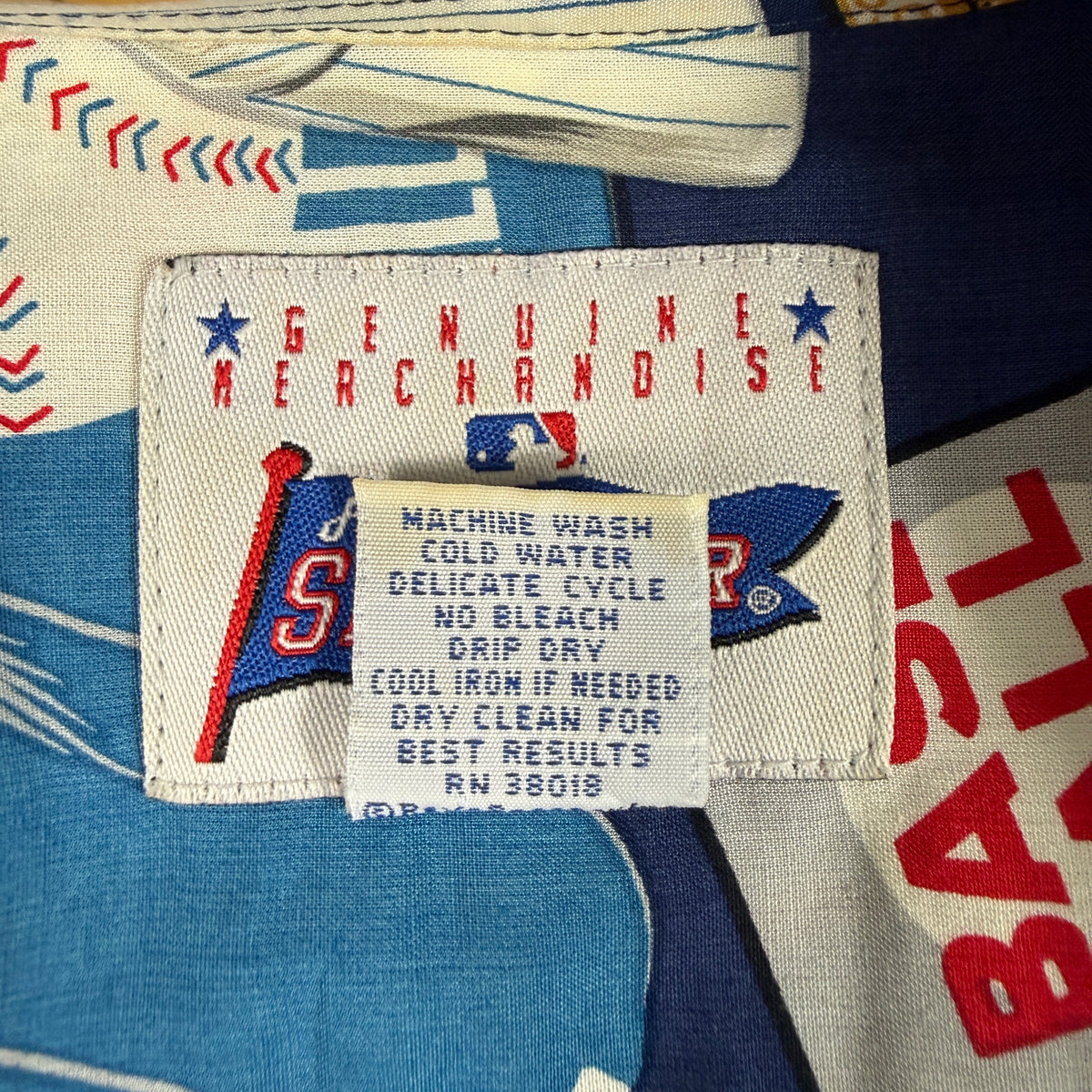 Reyn Spooner × MLB シカゴ・カブス アロハシャツ XL 洗濯タグ RN 38018