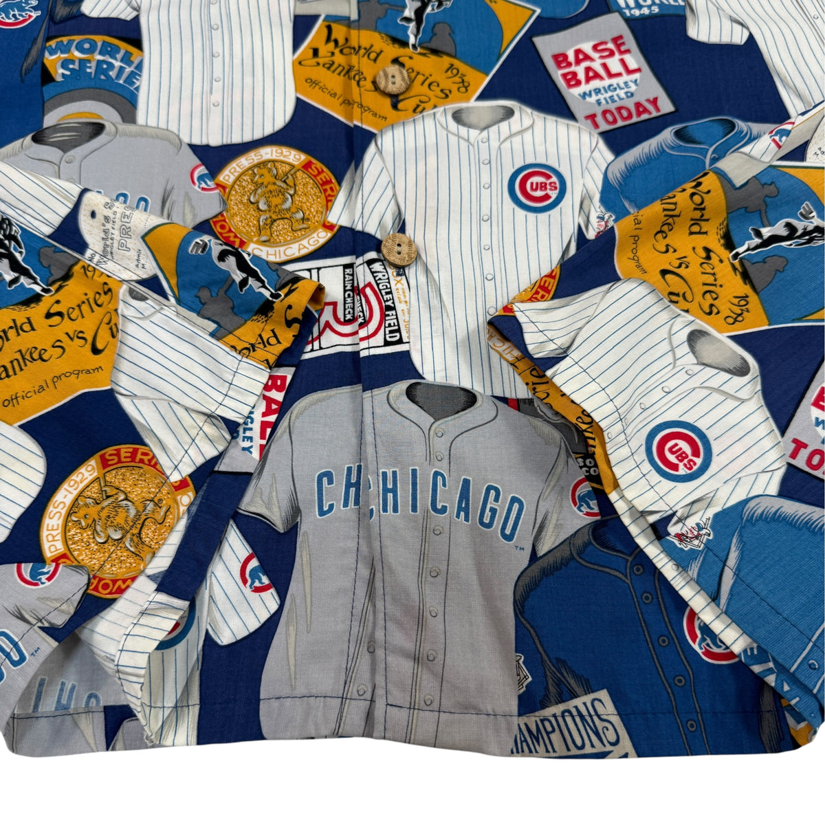 Reyn Spooner × MLB シカゴ・カブス アロハシャツ XL 前開き