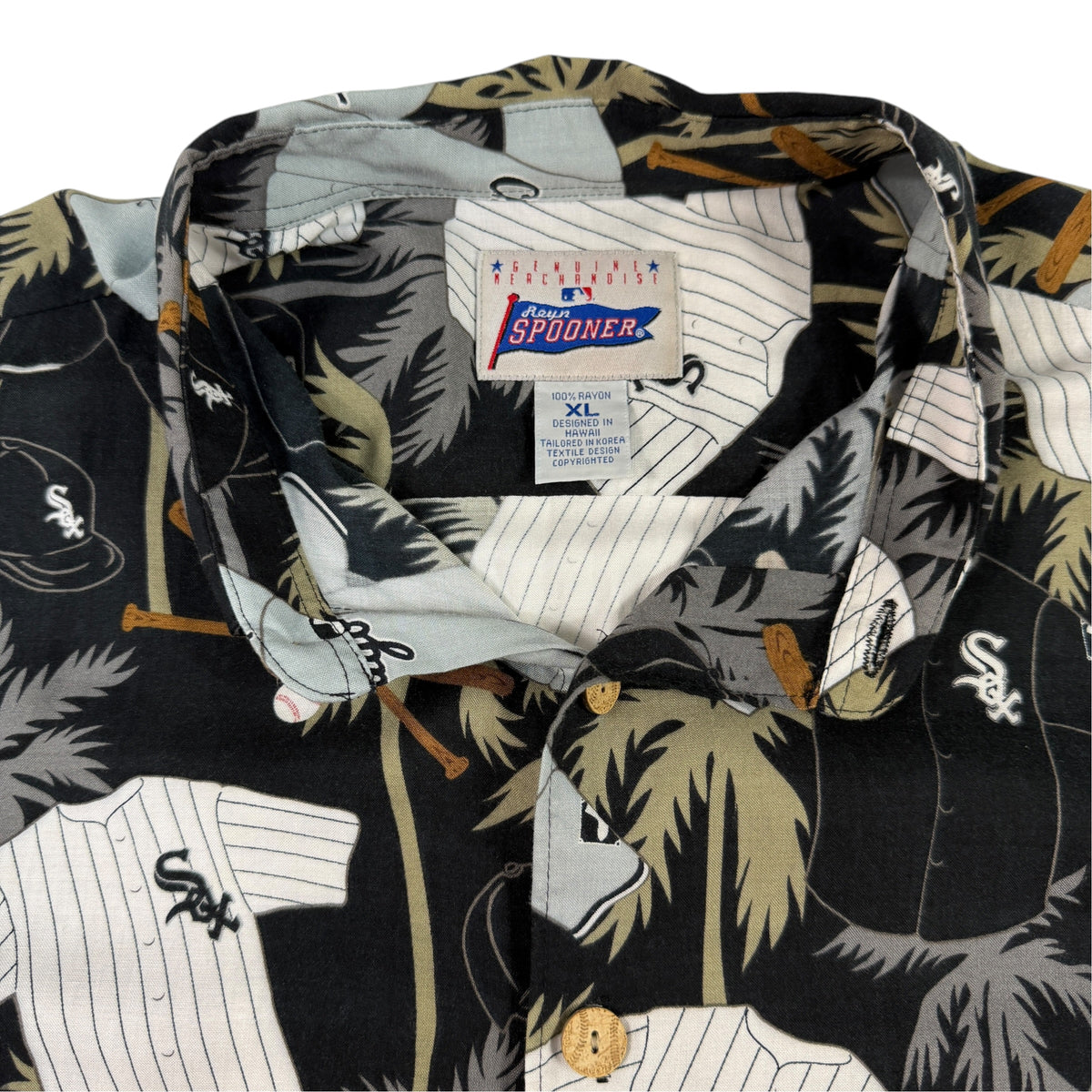 Reyn Spooner × MLB シカゴ・ホワイトソックス アロハシャツ XL サイズタグ 100% RAYON XL