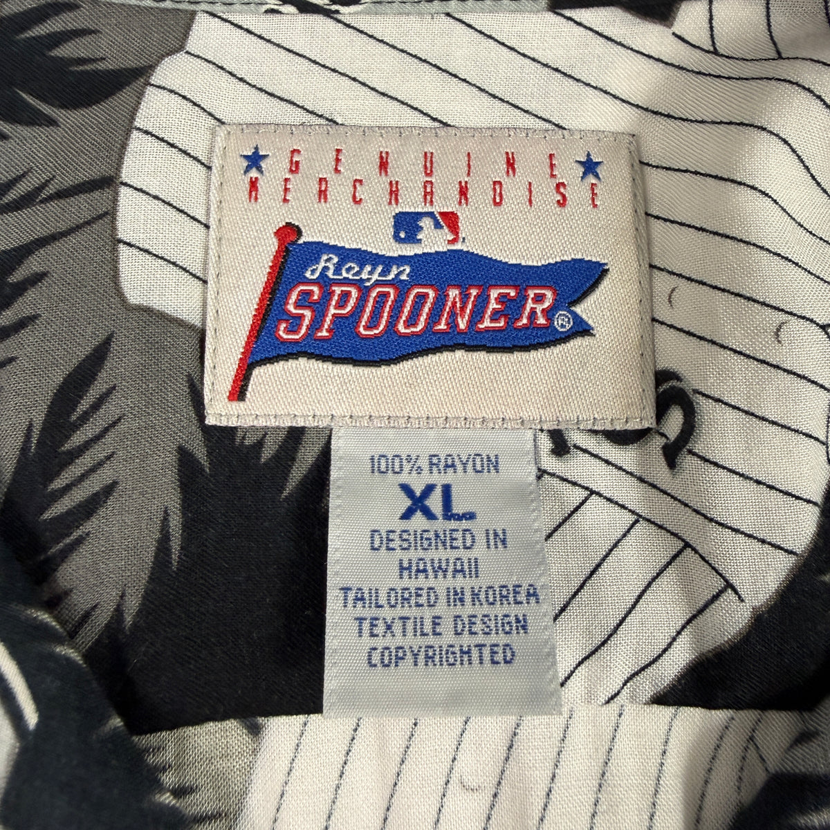 Reyn Spooner × MLB シカゴ・ホワイトソックス アロハシャツ XL ブランドタグ寄り