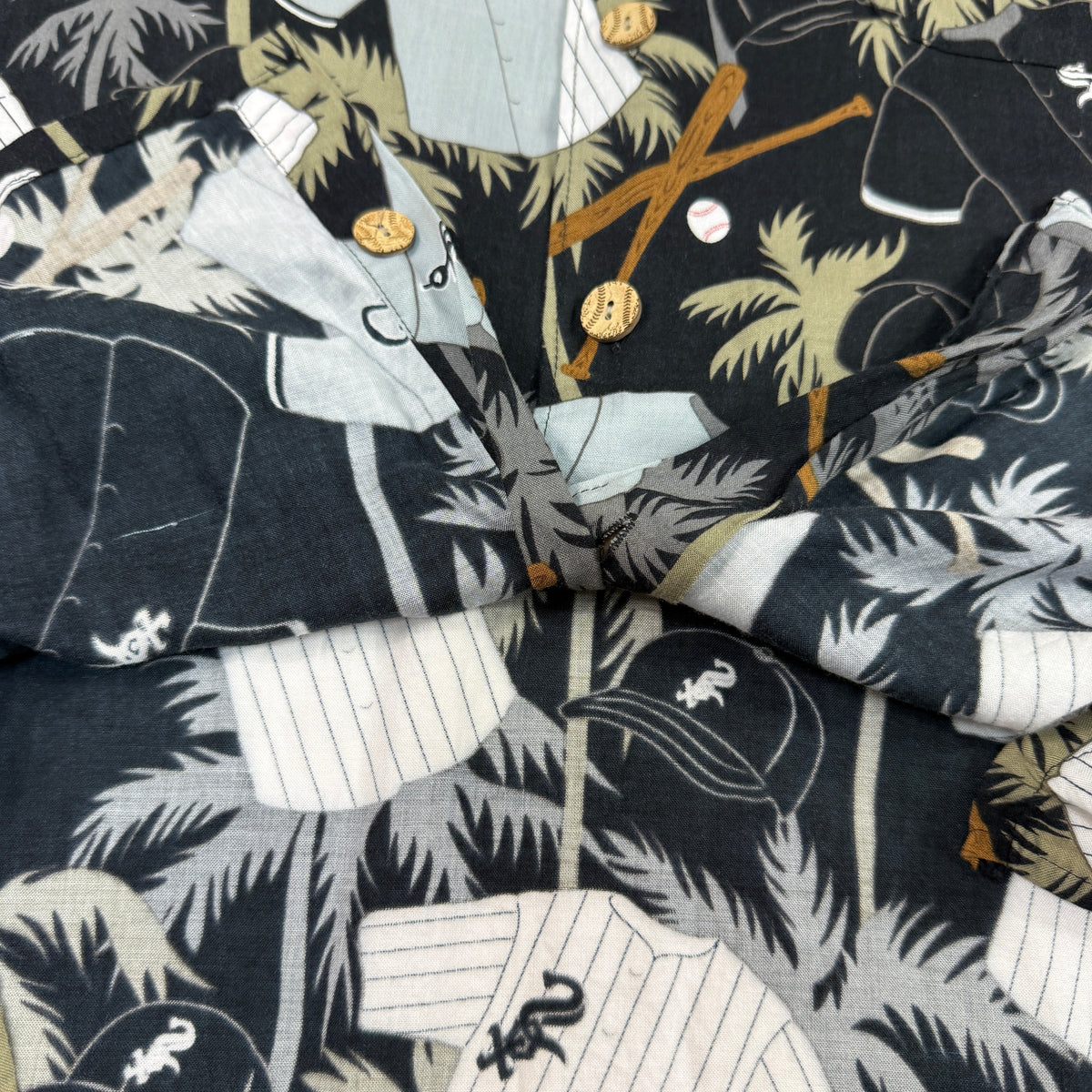 Reyn Spooner × MLB シカゴ・ホワイトソックス アロハシャツ XL 前立て
