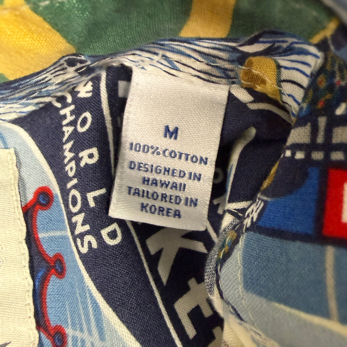 Reyn Spooner × MLB ニューヨーク・ヤンキース アロハシャツ M 素材サイズタグ 100% COTTON