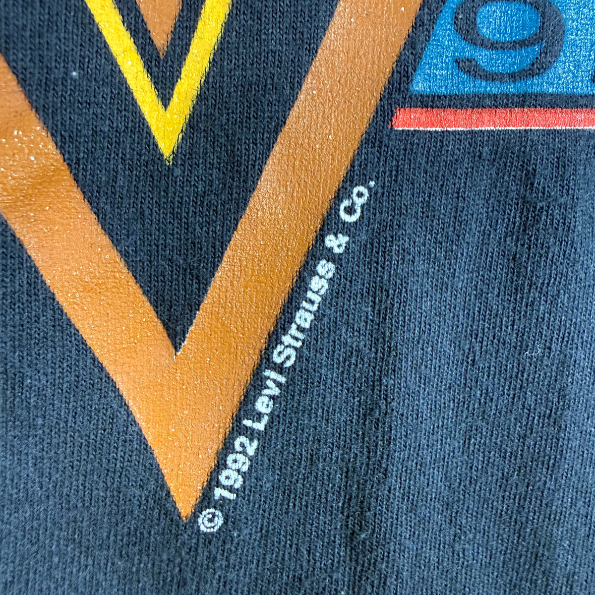 同Tシャツ ©1992 Levi Strauss & Co. 表記寄り