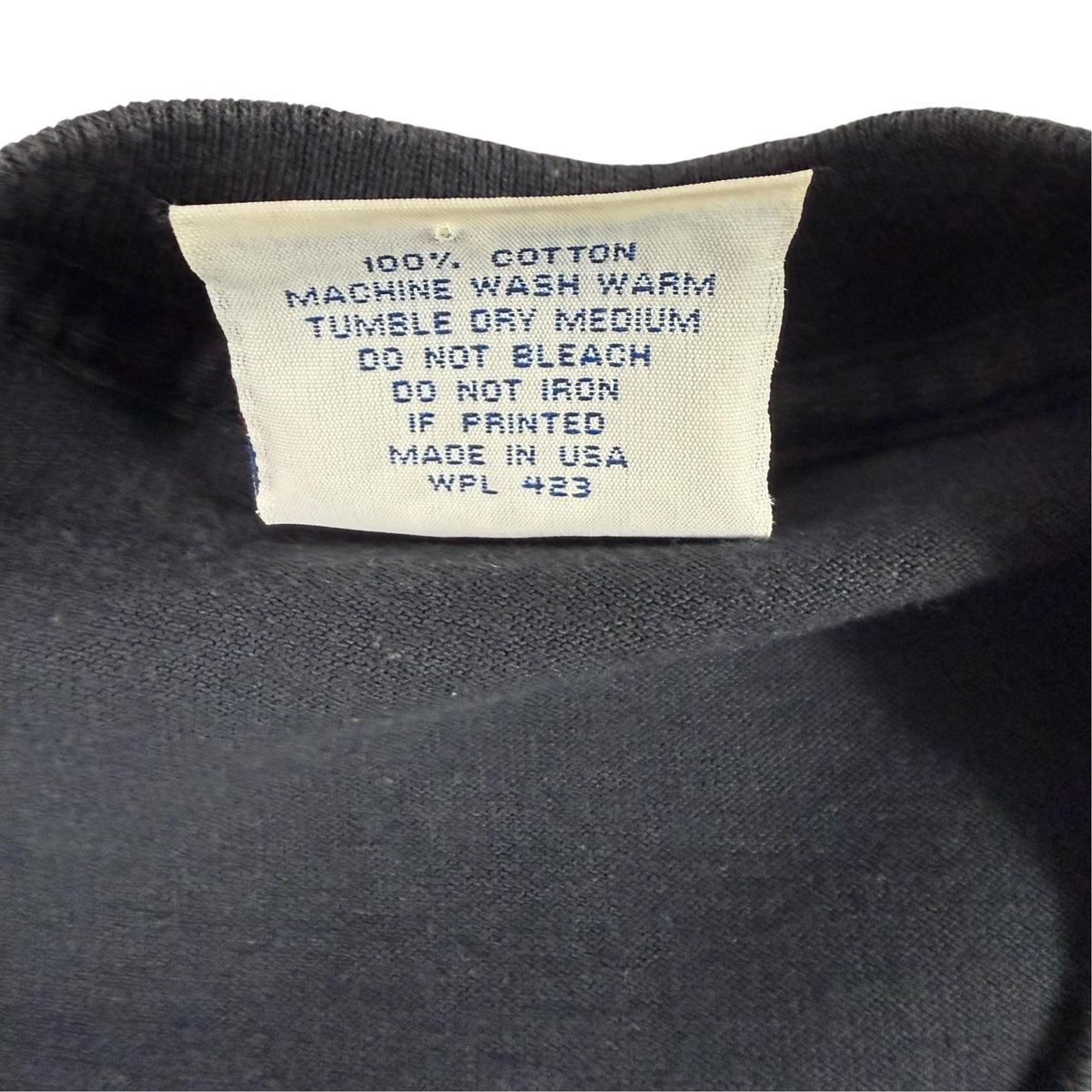 同Tシャツ 洗濯表記 MADE IN U.S.A.