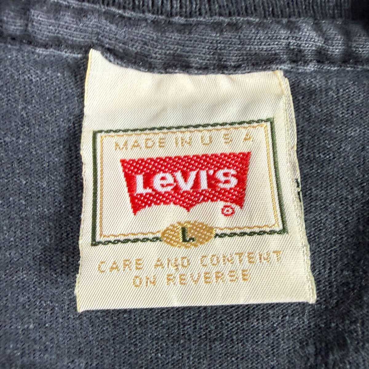 同Tシャツ Levi'sタグ MADE IN U.S.A. サイズL