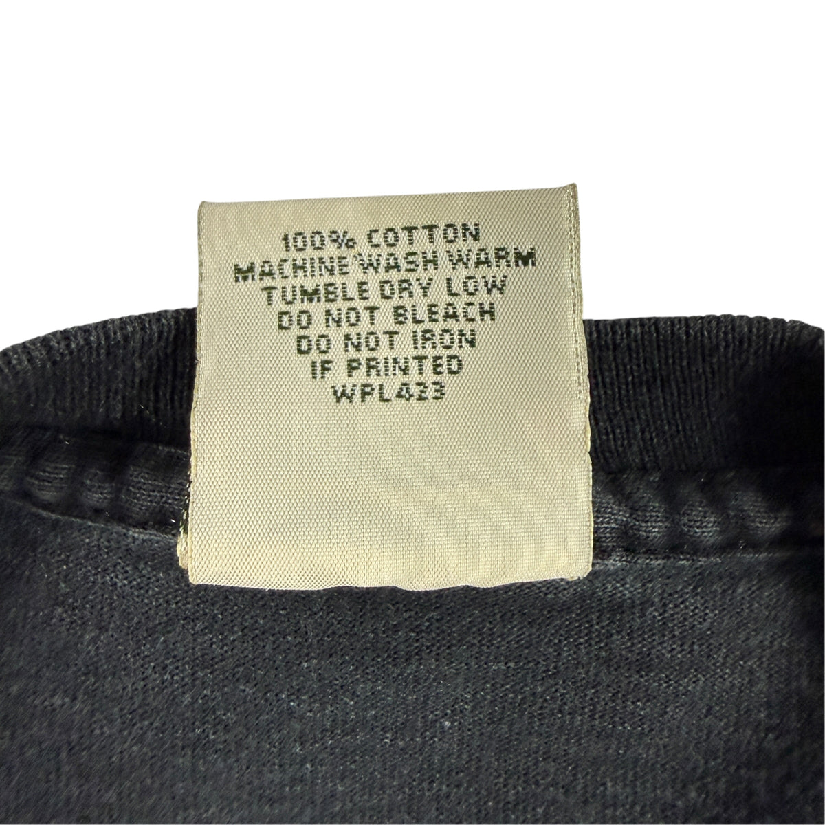 同Tシャツ 洗濯タグ
