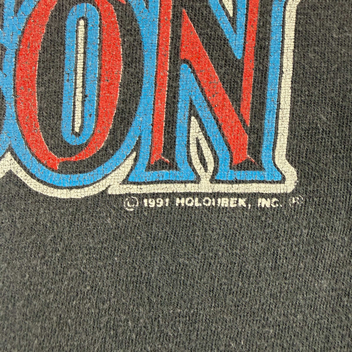 同Tシャツ ©1991 HOLOUBEK表記寄り