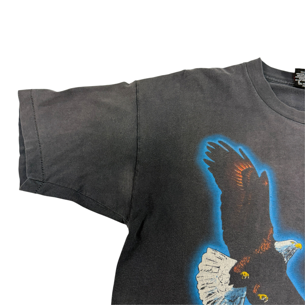 同Tシャツ 袖とイーグルプリント
