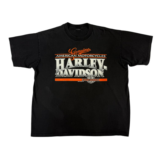 90's Harley-Davidson 2 WHEELER'S デンバー Tシャツ XL 正面全体