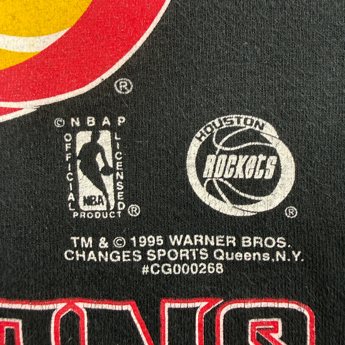 TM & © 1995 WARNER BROS. / CHANGES SPORTS Queens, N.Y. #CG000268 の権利表記