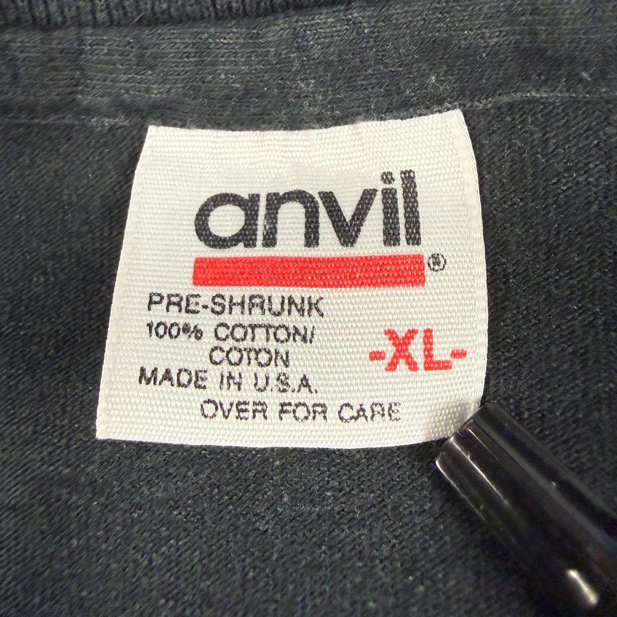anvil PRE-SHRUNK 100% COTTON MADE IN U.S.A. -XL- タグ寄り