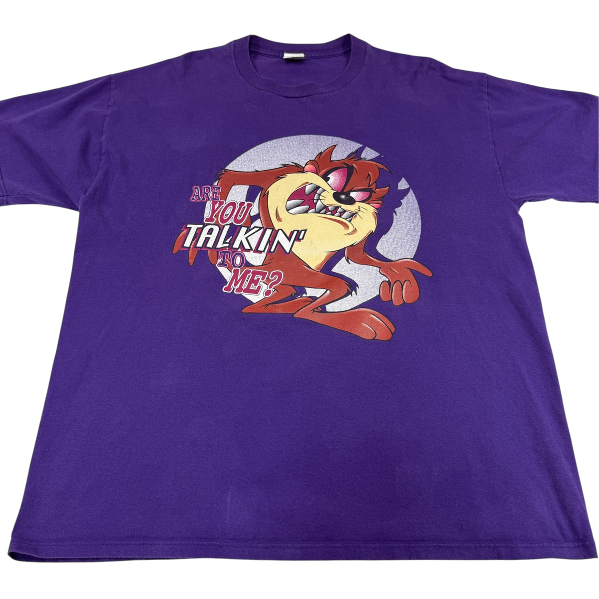 同Tシャツ 正面 タズのビッグプリント引き