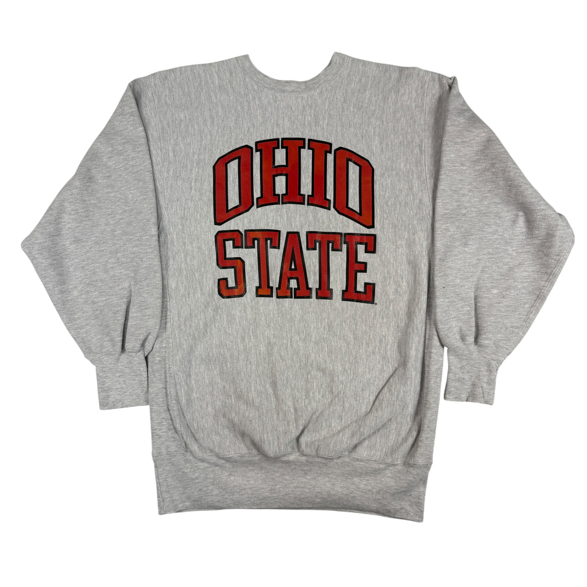 Champion リバースウィーブ OHIO STATE スウェット グレー 正面全体