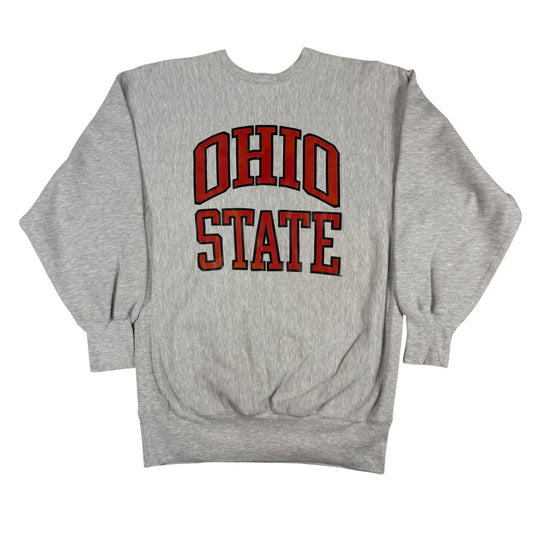 Champion リバースウィーブ OHIO STATE スウェット グレー 正面全体