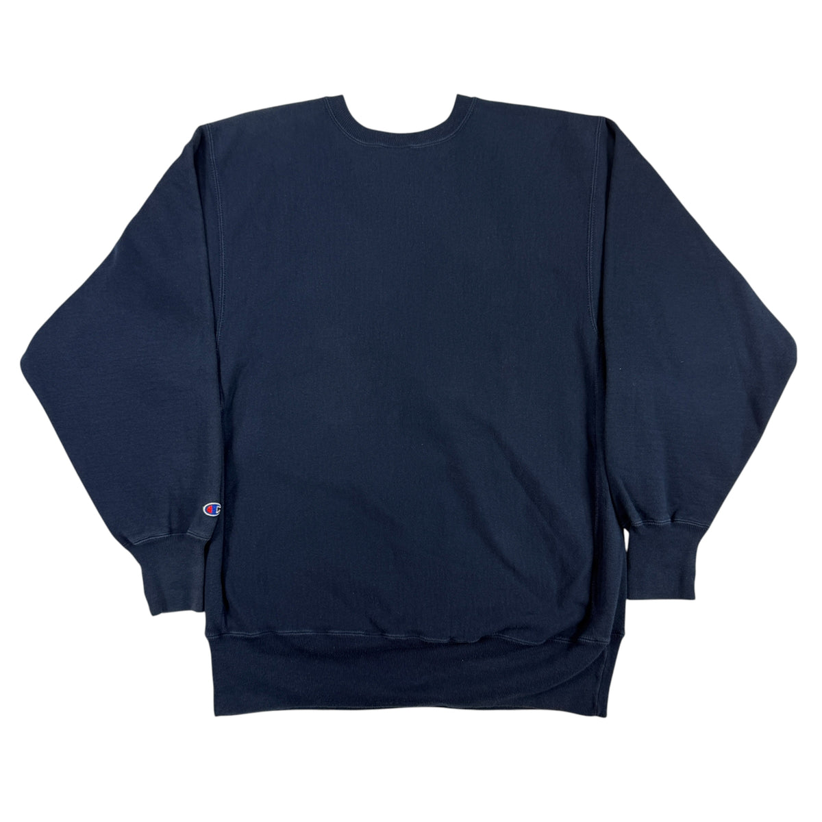90's Champion リバースウィーブ MACKER BASKETBALL ネイビー スウェット XL 背面全体