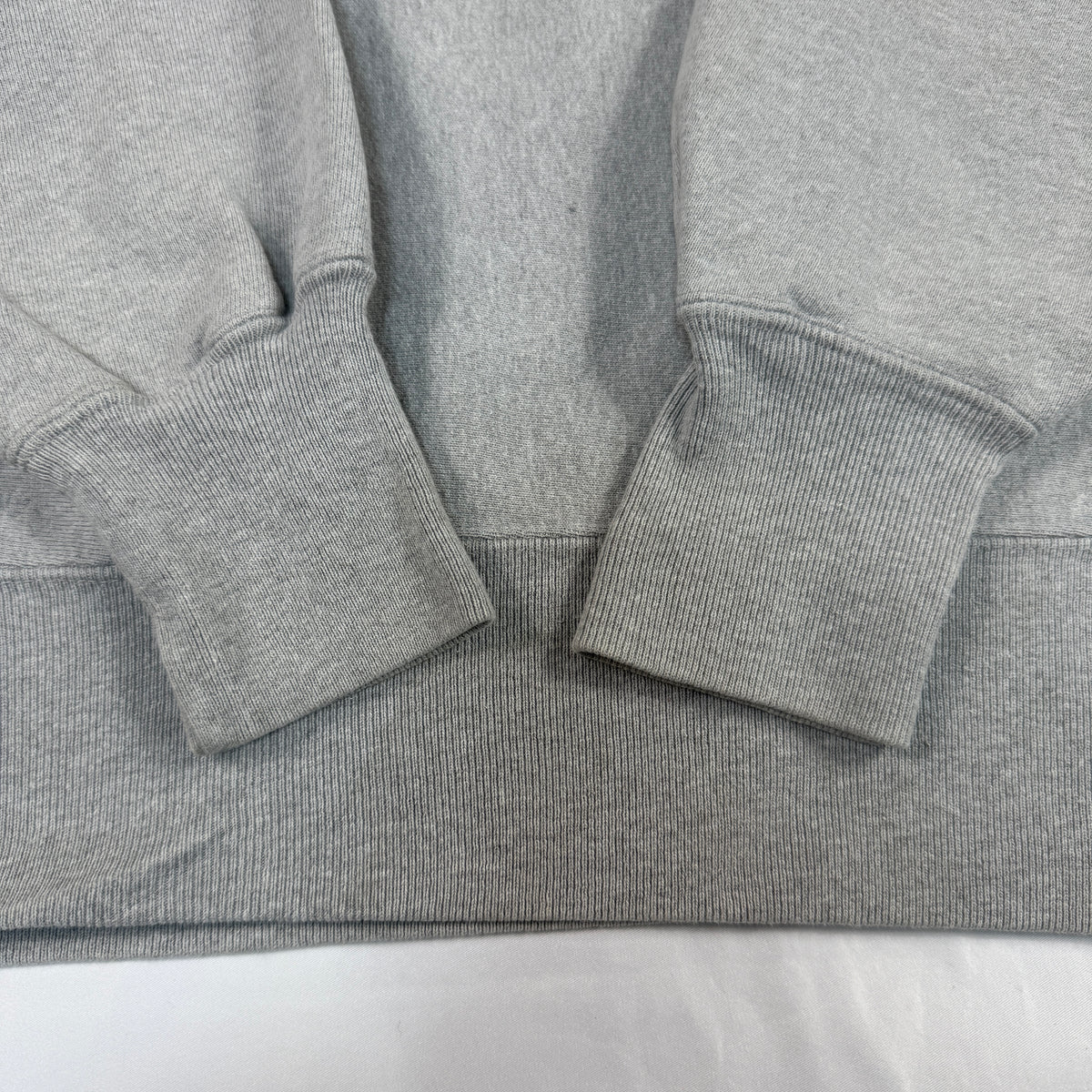 90's Champion リバースウィーブ C×スクリプトロゴ刺繍 グレー スウェット L 裾リブ・袖口リブ