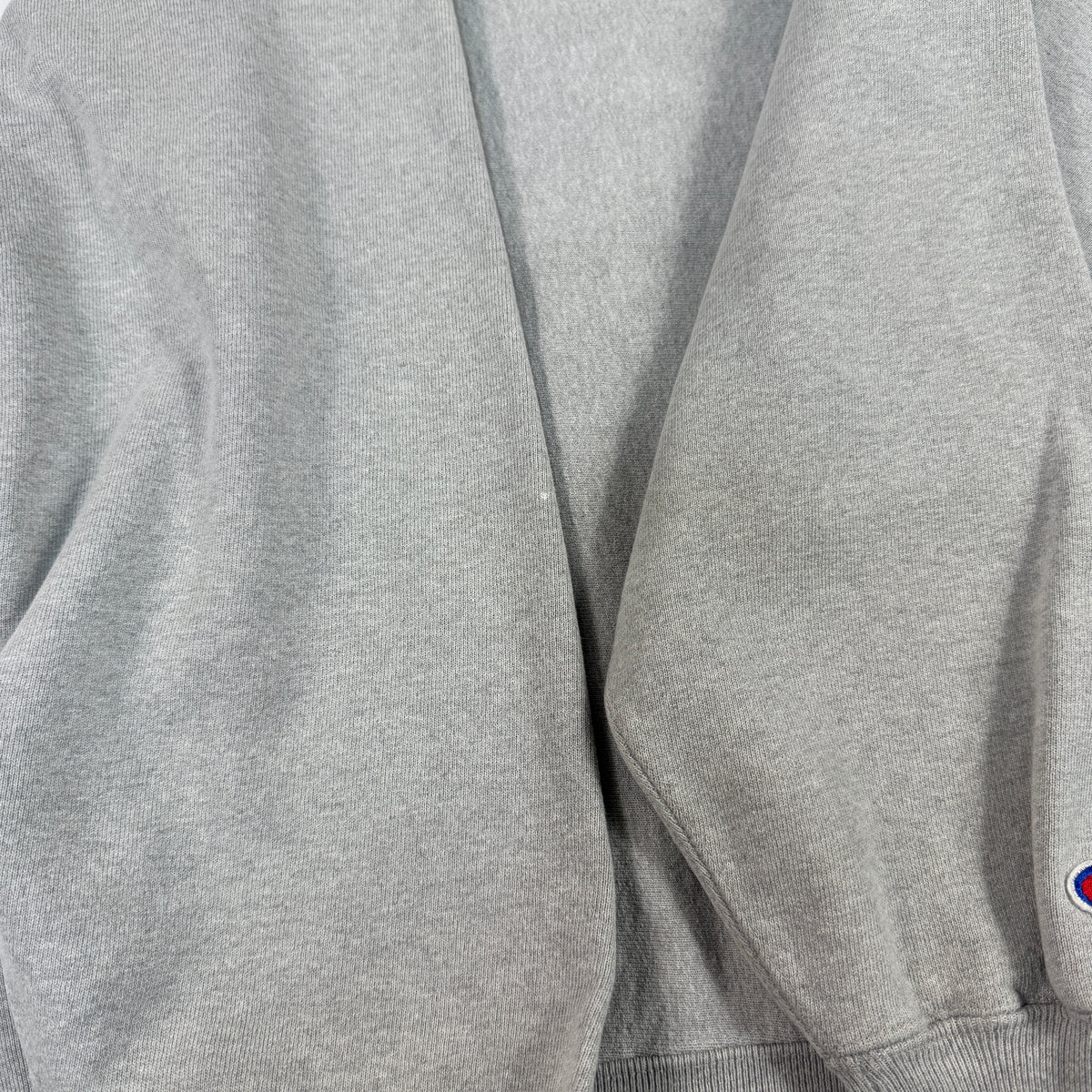 90's Champion リバースウィーブ C×スクリプトロゴ刺繍 グレー スウェット L 袖・脇