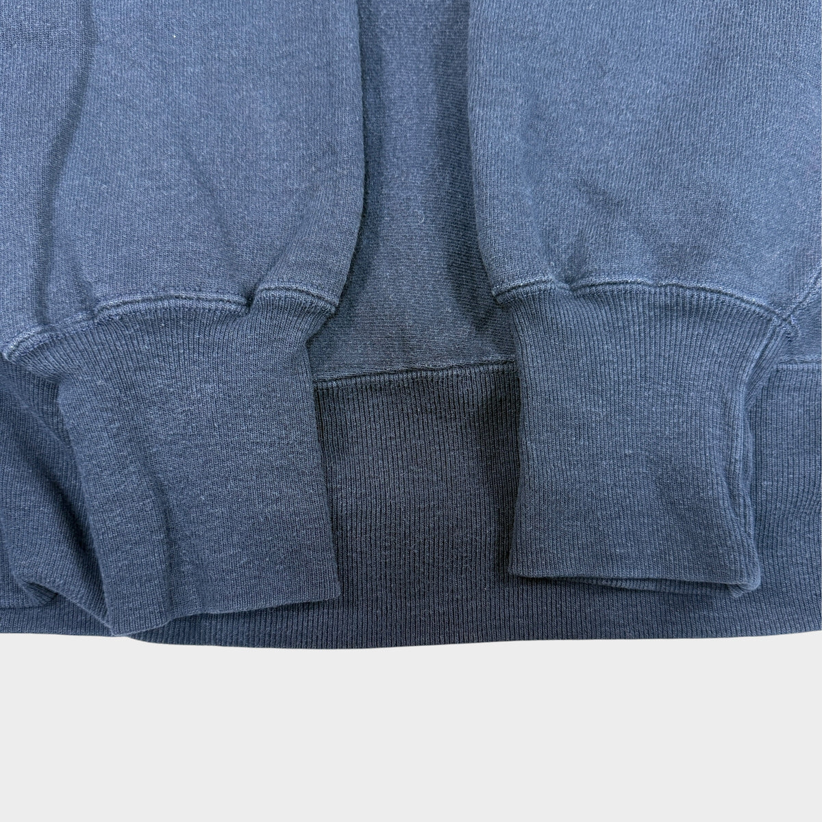 90's Champion リバースウィーブ Minnesota ブロックM チェック地アップリケ ネイビー スウェット XL 袖口リブ・裾リブ