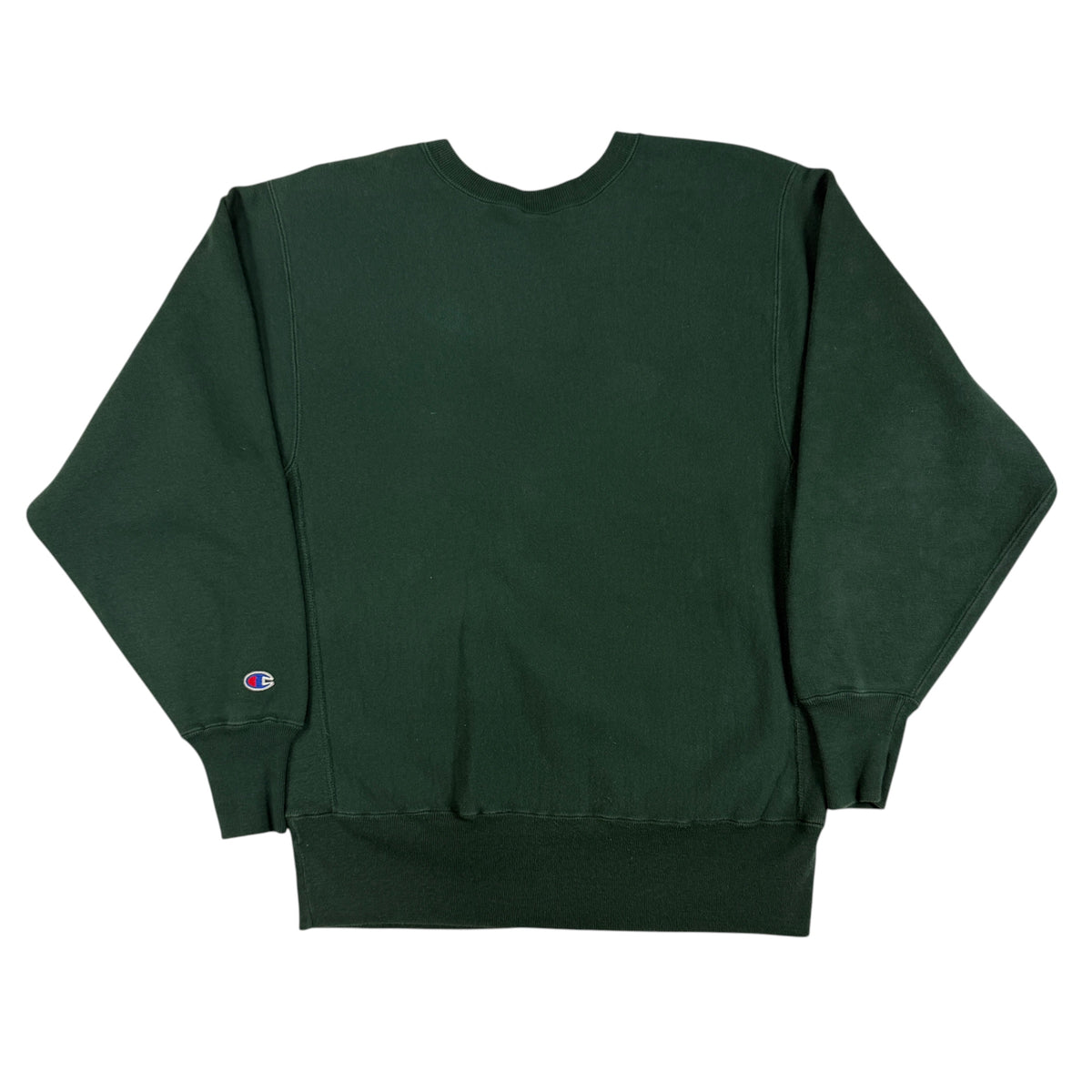 90's Champion リバースウィーブ CANADA DRY エンブレム刺繍 ダークグリーン スウェット L 背面全体