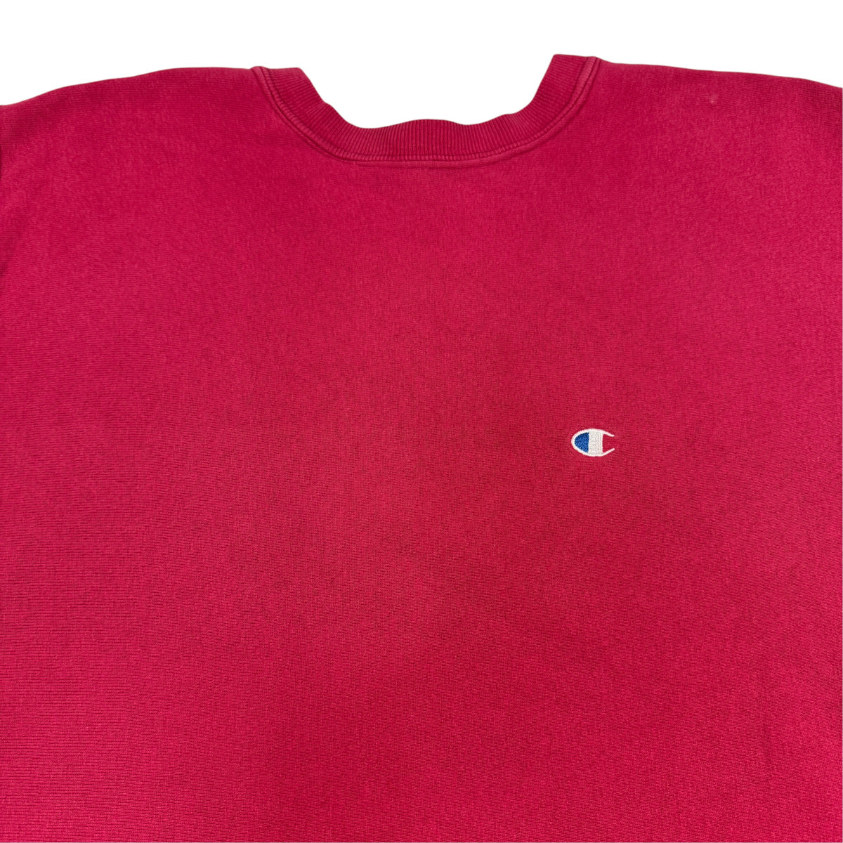 Champion リバースウィーブ 左胸のCロゴ刺繍（引き）
