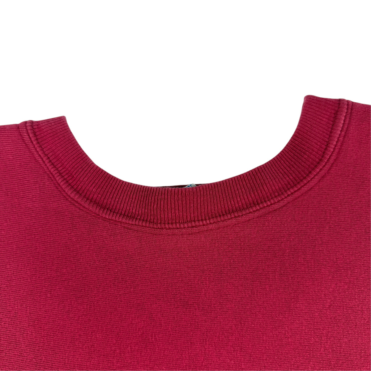 Champion リバースウィーブ クリムゾン 首元リブ