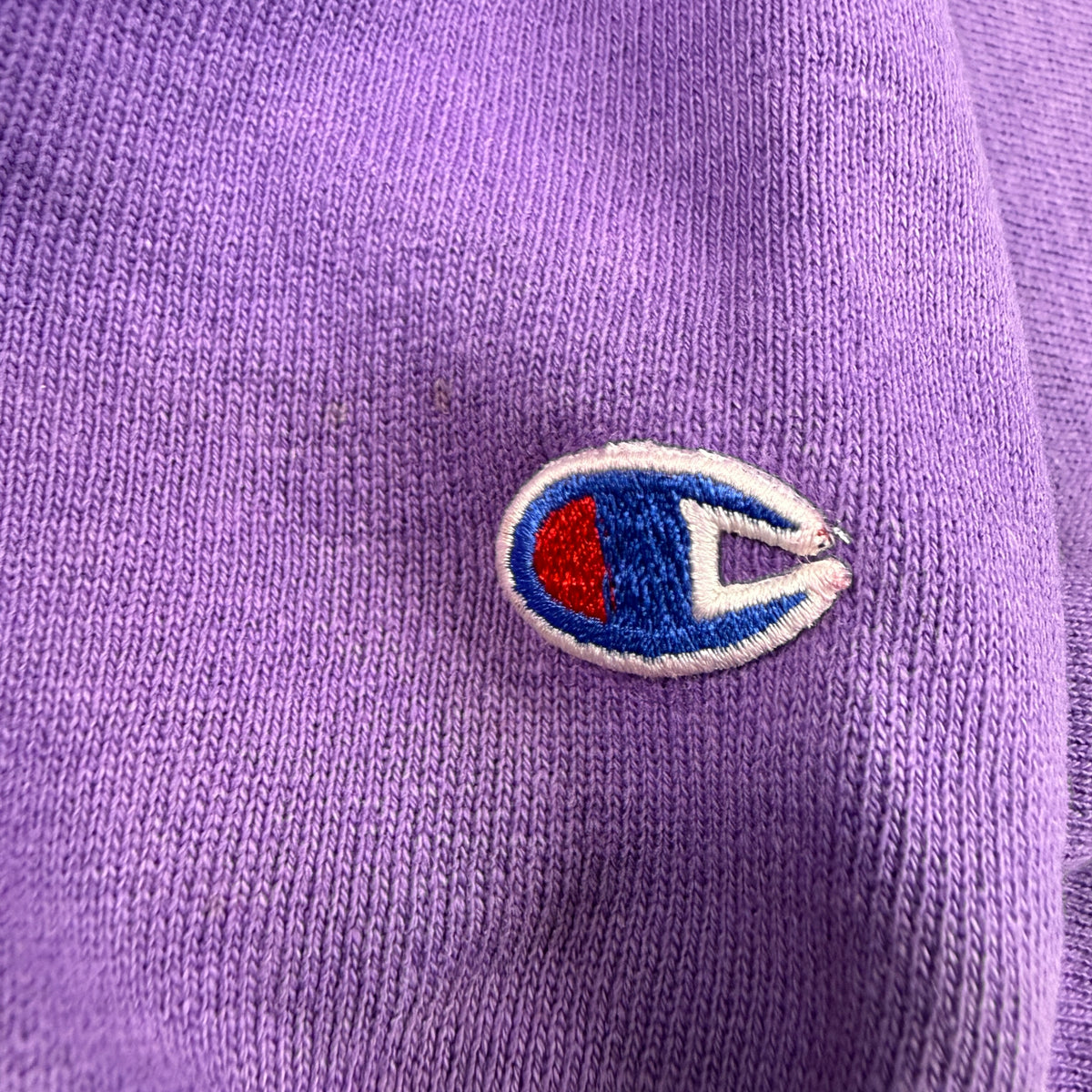 90's Champion リバースウィーブ ILLINOIS STATE パープル スウェット L 左袖 Cワッペン寄り