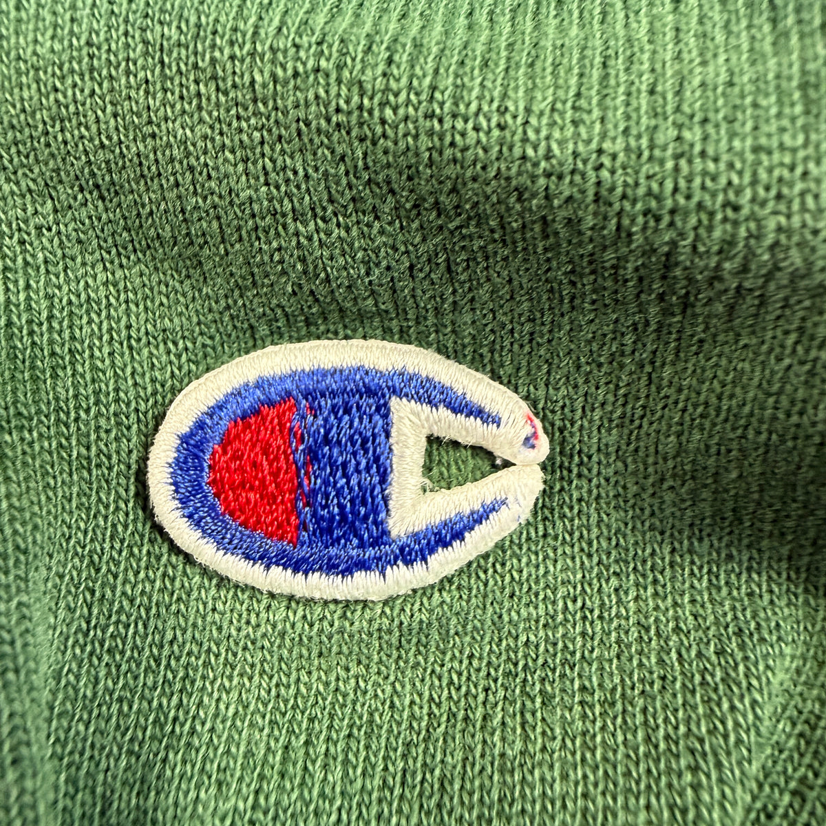 90's Champion リバースウィーブ WISCONSIN グリーン スウェット XL 左袖 Cワッペン寄り