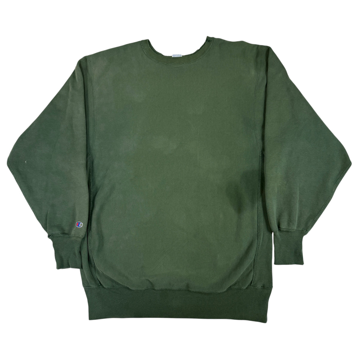 90's Champion リバースウィーブ 無地 ダークグリーン スウェット XXL 背面全体