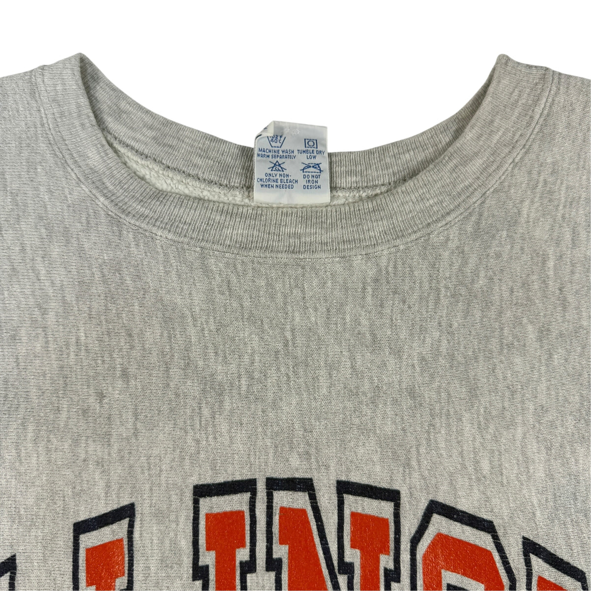 90's Champion リバースウィーブ ILLINOIS グレー スウェット L 首リブ
