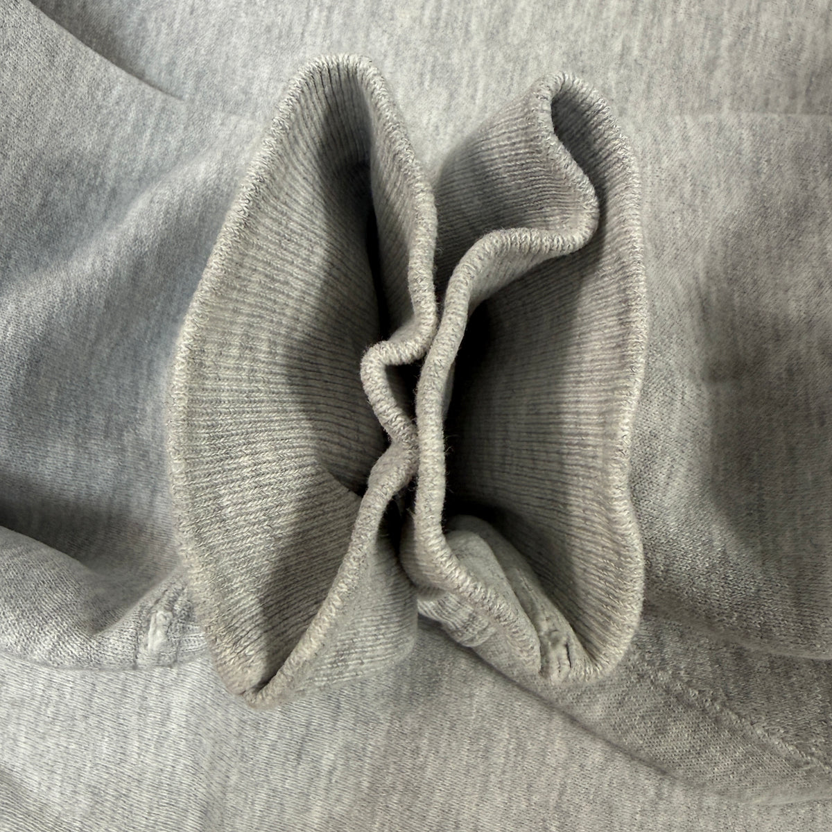 90's Champion リバースウィーブ STATE グレー スウェット XL 裾リブ 内側