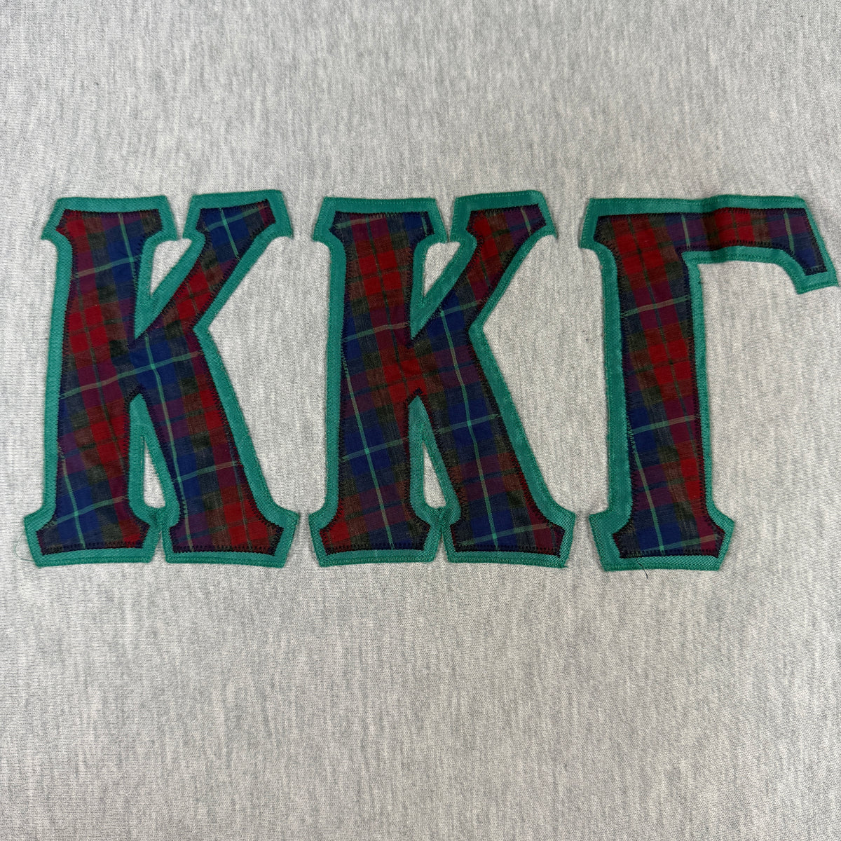 90's Champion リバースウィーブ ΚΚΓ グレー スウェット XL 身頃 生地アップ