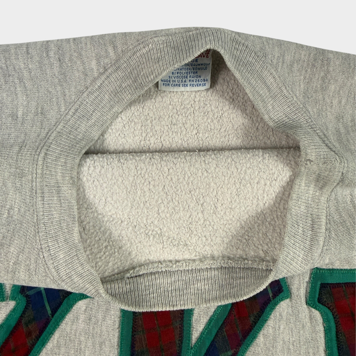 90's Champion リバースウィーブ ΚΚΓ グレー スウェット XL 首元内側とタグ引き
