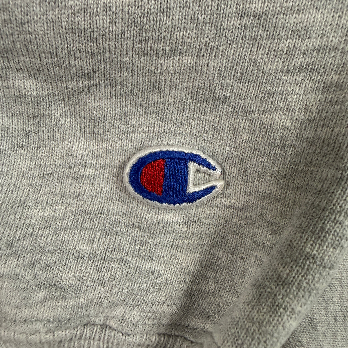 90's Champion リバースウィーブ ΚΚΓ グレー スウェット XL 左袖 Cワッペン寄り