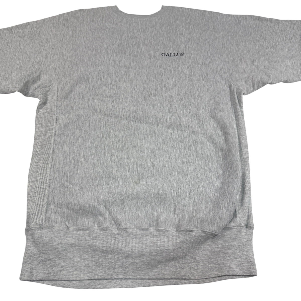 90's Champion リバースウィーブ GALLUP グレー スウェット XXXL 正面 平置き全体