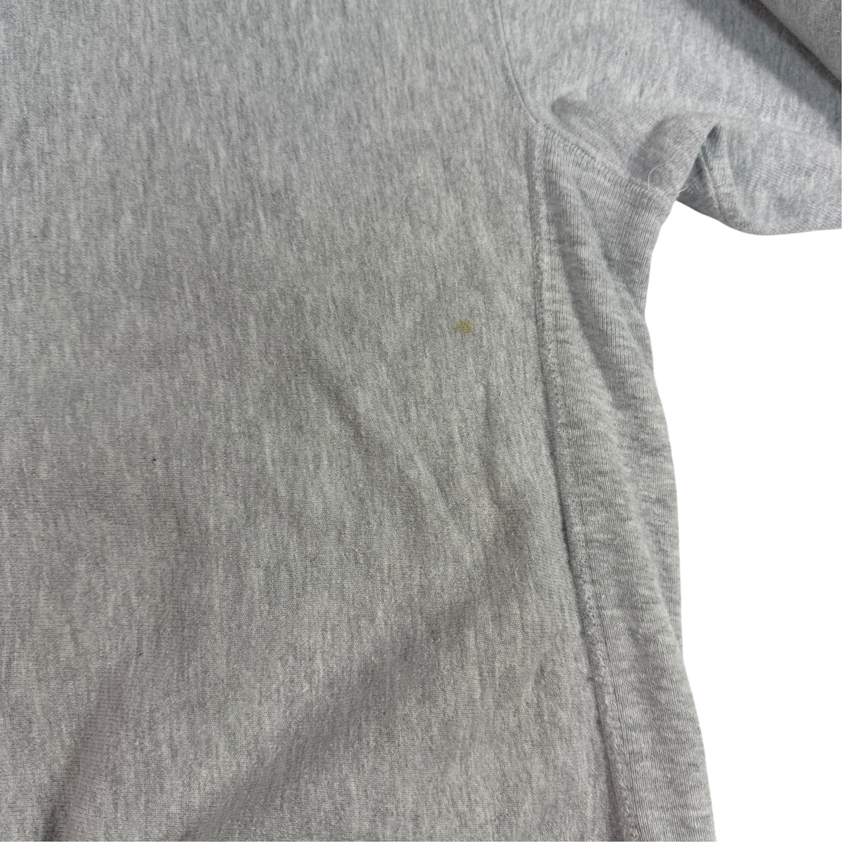 90's Champion リバースウィーブ 無地 グレー スウェット XXL 脇まわり