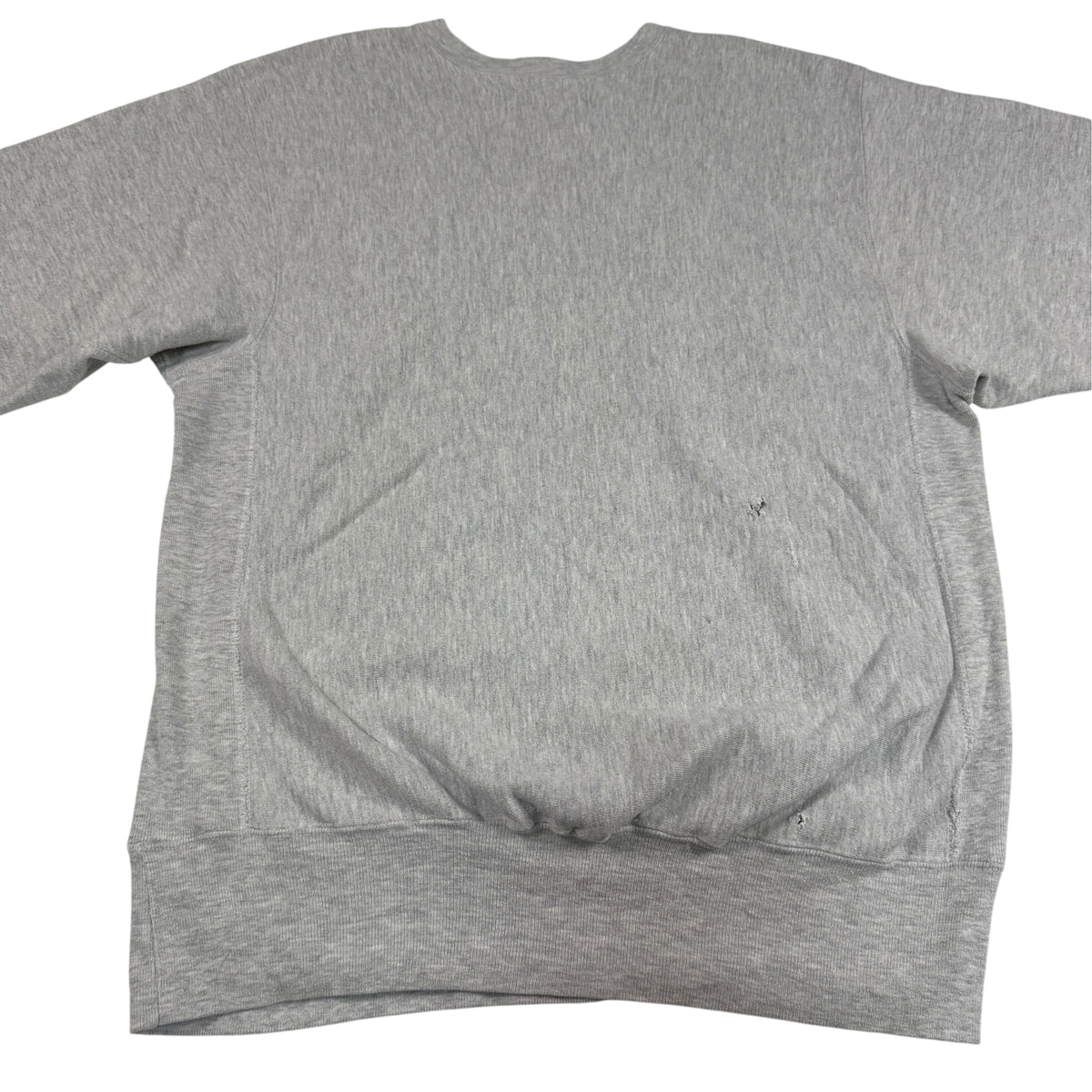 90's Champion リバースウィーブ 無地 グレー スウェット XXL 正面 平置き全体