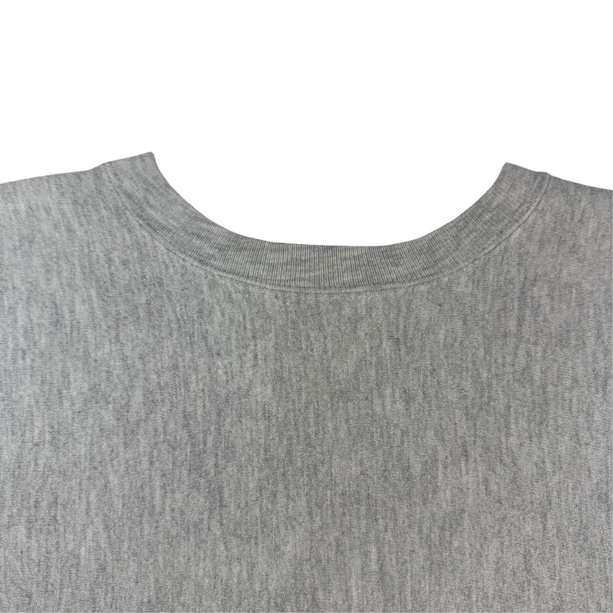 90's Champion リバースウィーブ 無地 グレー スウェット XXL 裾リブ上 穴