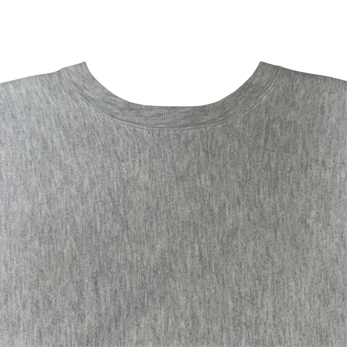 90's Champion リバースウィーブ 無地 グレー スウェット XXL 身頃 穴